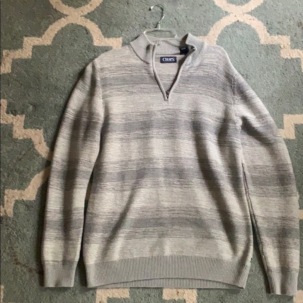 Chaps pull over quarter zip sweater